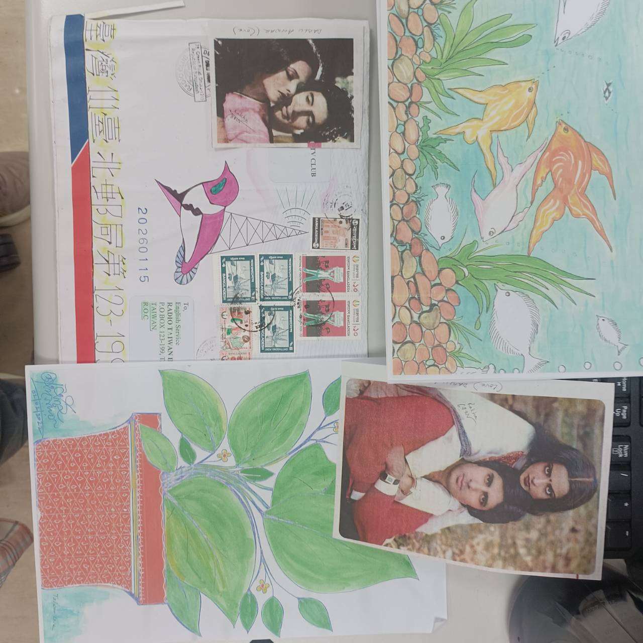 More drawings from one of our listeners. (Photo: Rti)