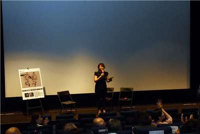 Michelle hosting an RTI event. (Photo: Michelle Chiang)