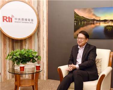 Former Secretary-General of the Democratic Progressive Party Lin Yu-chang gave an exclusive interview with Rti this Tuesday. (Photo: Rti)