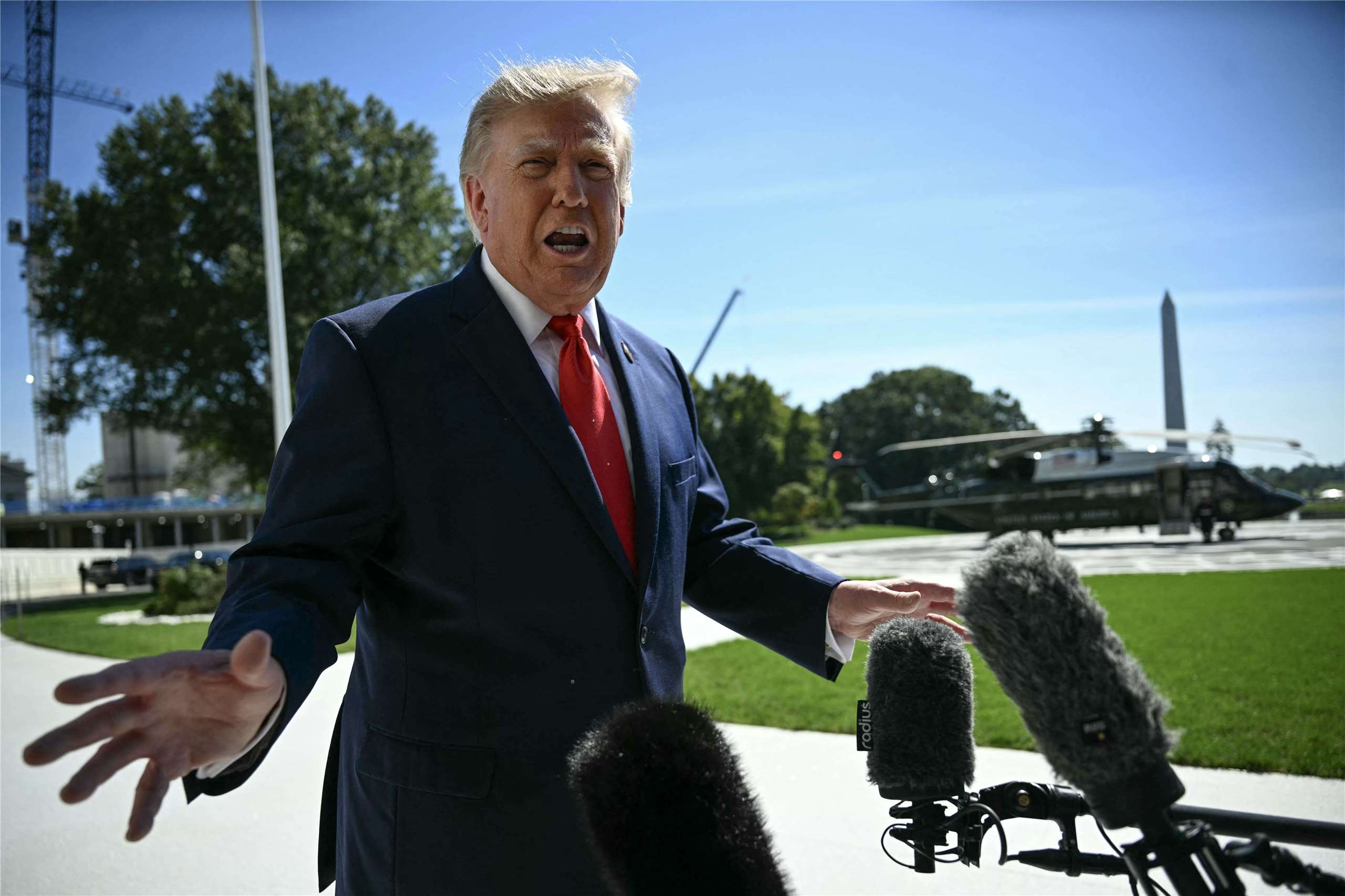 U.S. President Donald Trump on September 1 (Photo: AFP)