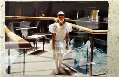 Michelle as a kid who hates wearing dresses ;) (Photo: Michelle Chiang)