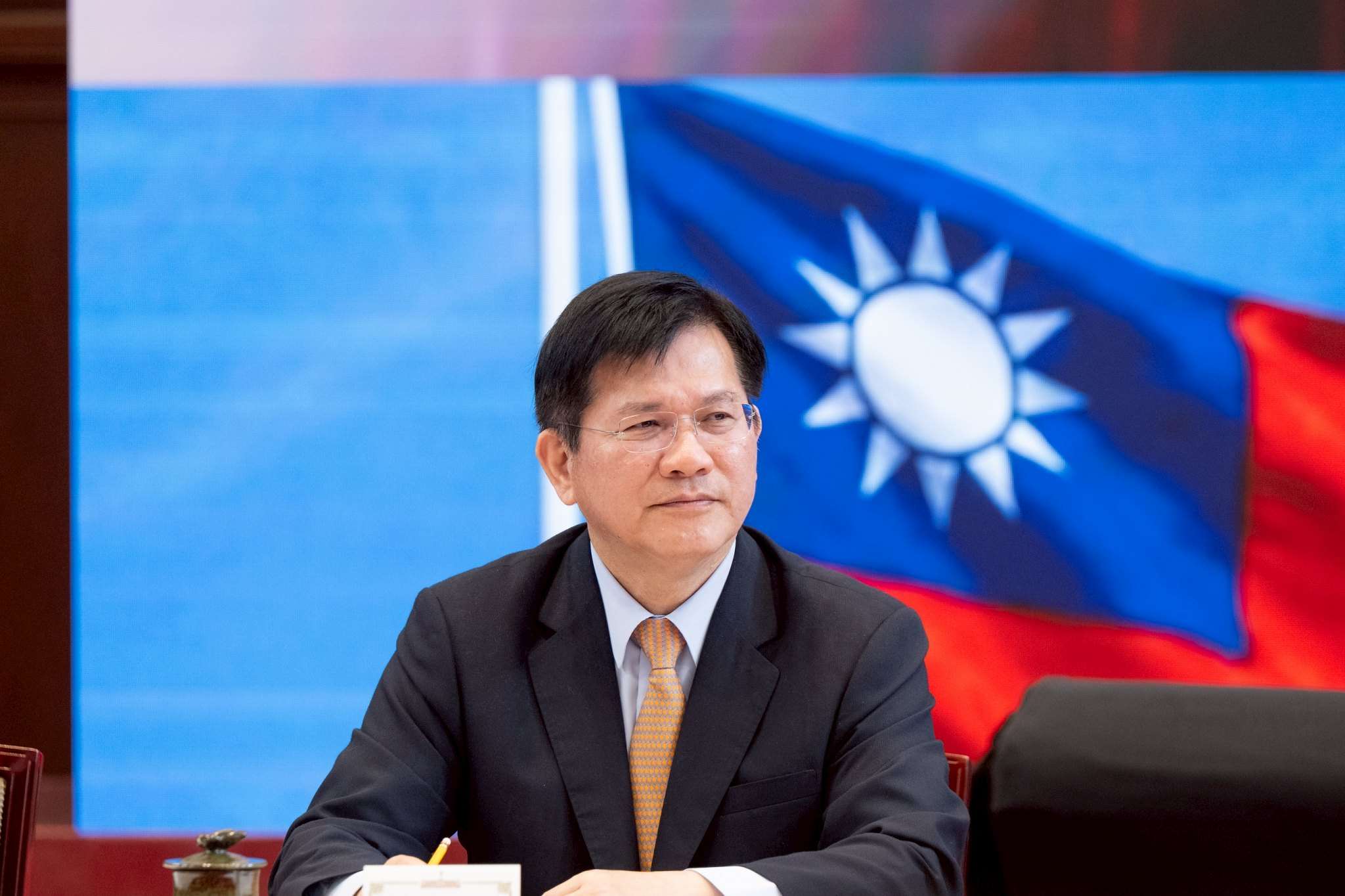 Foreign Minister Lin Chia-lung says Taiwan and the U.S. share a "symbiotic partnership." (Photo: Presidential Office)