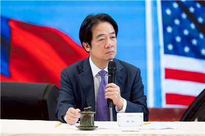 President Lai Ching-te held a press conference this Tuesday regarding the meeting. (Photo: Presidential Office)