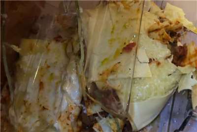 That one time I dropped the lasagna on the floor... (Photo: Michelle Chiang)