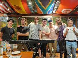Max Lee and his Project Maximus bandmates from a recent tour in southern Taiwan. (Photo: Provided by Max)