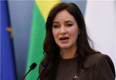 Lithuanian Prime Minister Inga Ruginienė on Wednesday said she does not rule out renaming the Taiwan Representative Office in Vilnius to the "Taipei Representative Office." (Photo: Reuters)