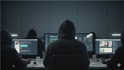 AI-generated image of a hacker