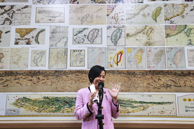 TPP Legislator Lee Chen-hsiu made her legislative debut this week. (Photo: CNA)