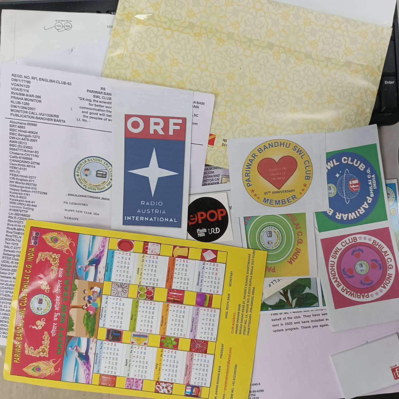 Letters from one of our listener. (Photo: Rti)