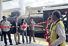 President Lai Ching-te attends the centennial ceremony of the Hualien-Taitung railway operation. (Photo: CNA) 