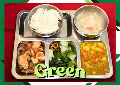 Taiwan's school lunch (Photo: CNA)