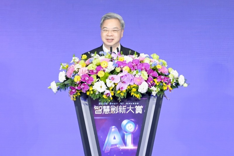 Economy Minister Kung Ming-hsin at the 2026 Best AI Awards on April 25. (Photo: Ministry of Economic Affairs)
