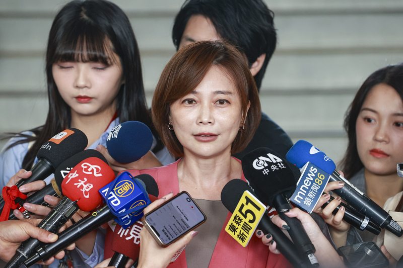 Presidential Office spokesperson Karen Kuo calls on lawmakers to expedite passing the legislation. (Photo: CNA)