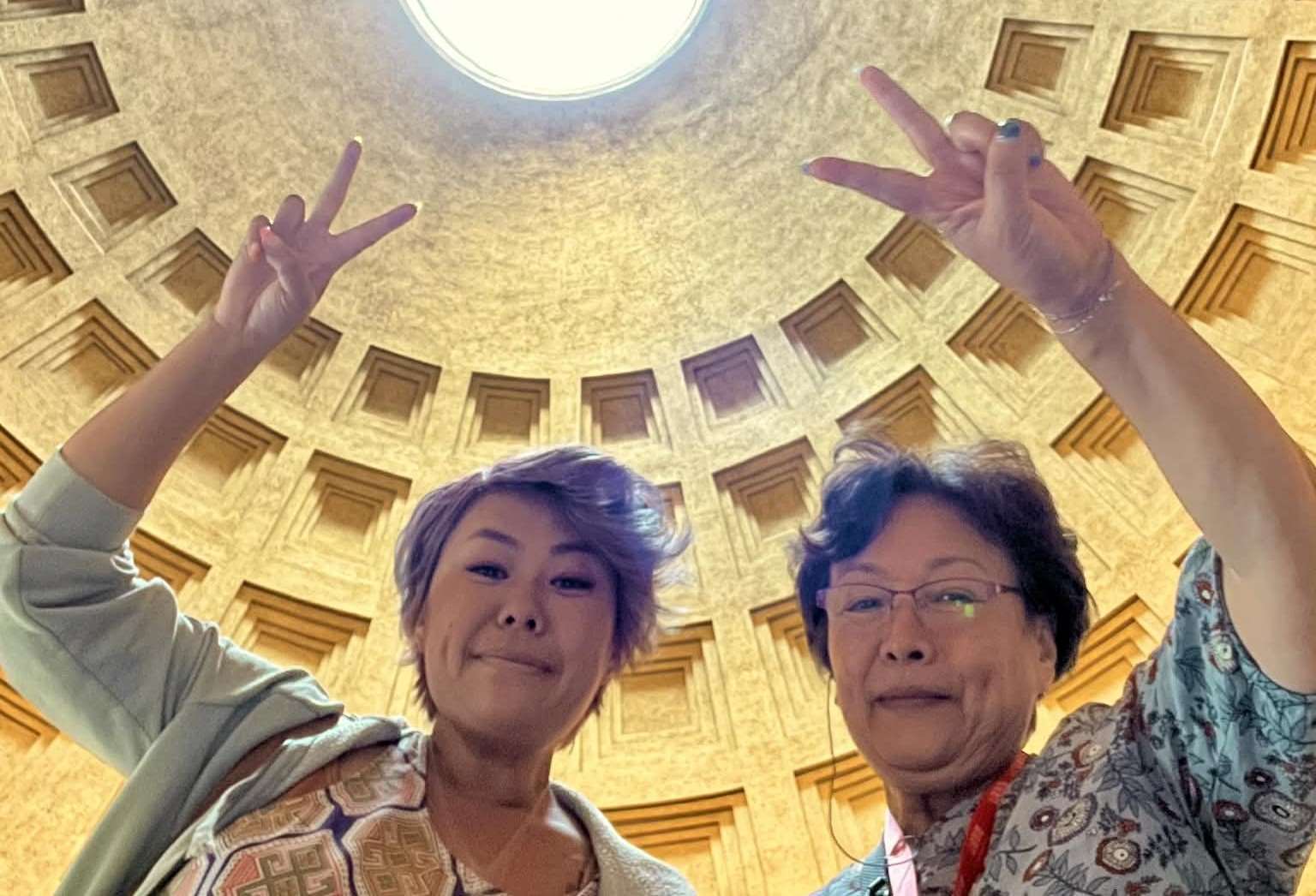 Michelle and her mom in Italy! (Photo: Michelle Chiang)