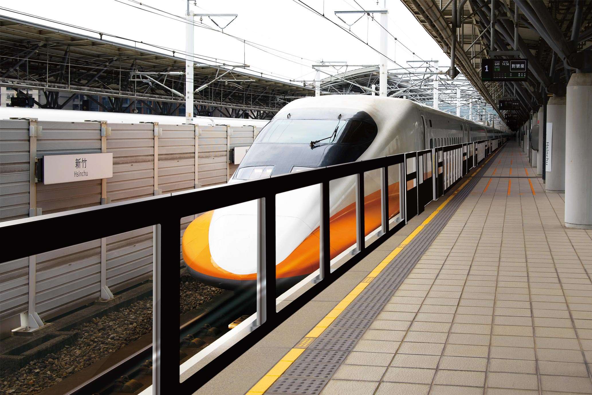 Taiwan High Speed ​​Rail Corporation is actively developing new platform doors that can accommodate both new and old trains simultaneously. (Photo: Provided by THSRC)