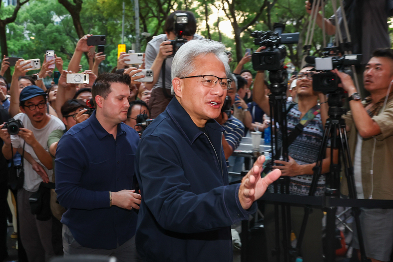 Nvidia CEO Jensen Huang on May 28. (Photo: CNA)