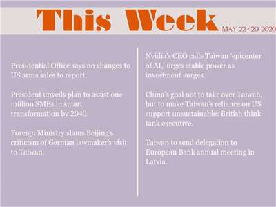 This Week in Taiwan for May 30, 2026.