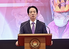 President Lai Ching-te delivered a speech at the Presidential Office on Wednesday, May 20, marking his second anniversary in office. (Photo: CNA)