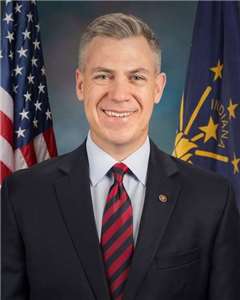 U.S. Senator Jim Banks. (Photo: American Institute in Taiwan/Facebook)