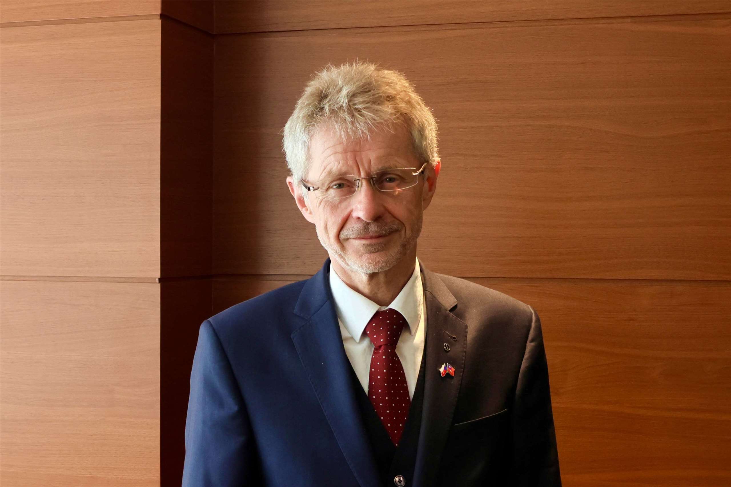 Czech Senate President Miloš Vystrčil in Taipei on June 2, 2026. (Rti Photo/James Thompson)