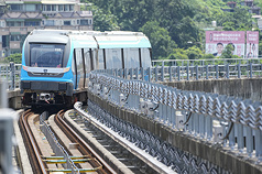 The New Taipei City Sanying Metro Line officially opened on June 30. (Photo: CNA)
