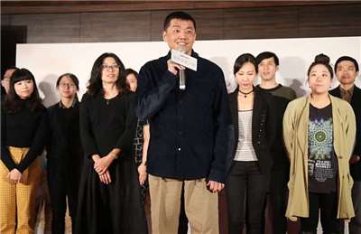 Lin Giong (middle) in 2019. (Photo: CNA)