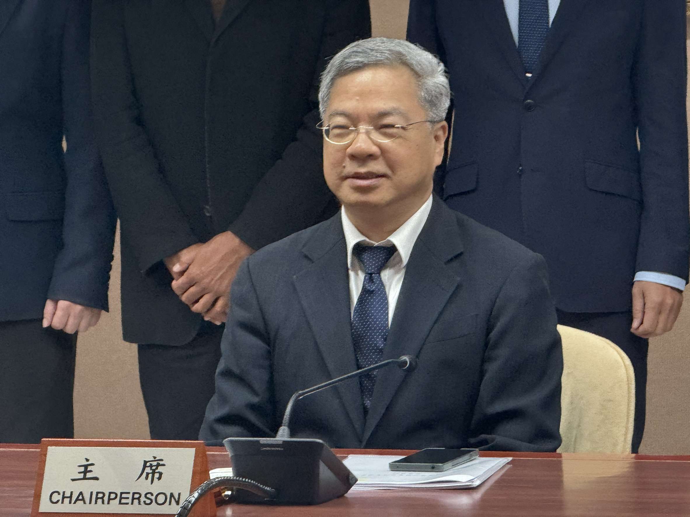 Economic Minister Kung Ming-hsin responds to President Trump's comments that TSMC is expanding investment in the US. (Photo: Rti)
