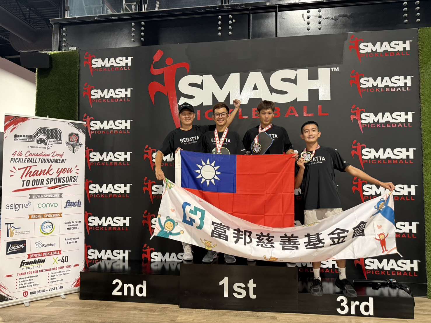 Huang stated that the Silent Warriors symbolize how hearing-impaired athletes, even in a world of silence, can bravely stand on the international stage through hard work and strength. (Photo: Huang Chun-jung)