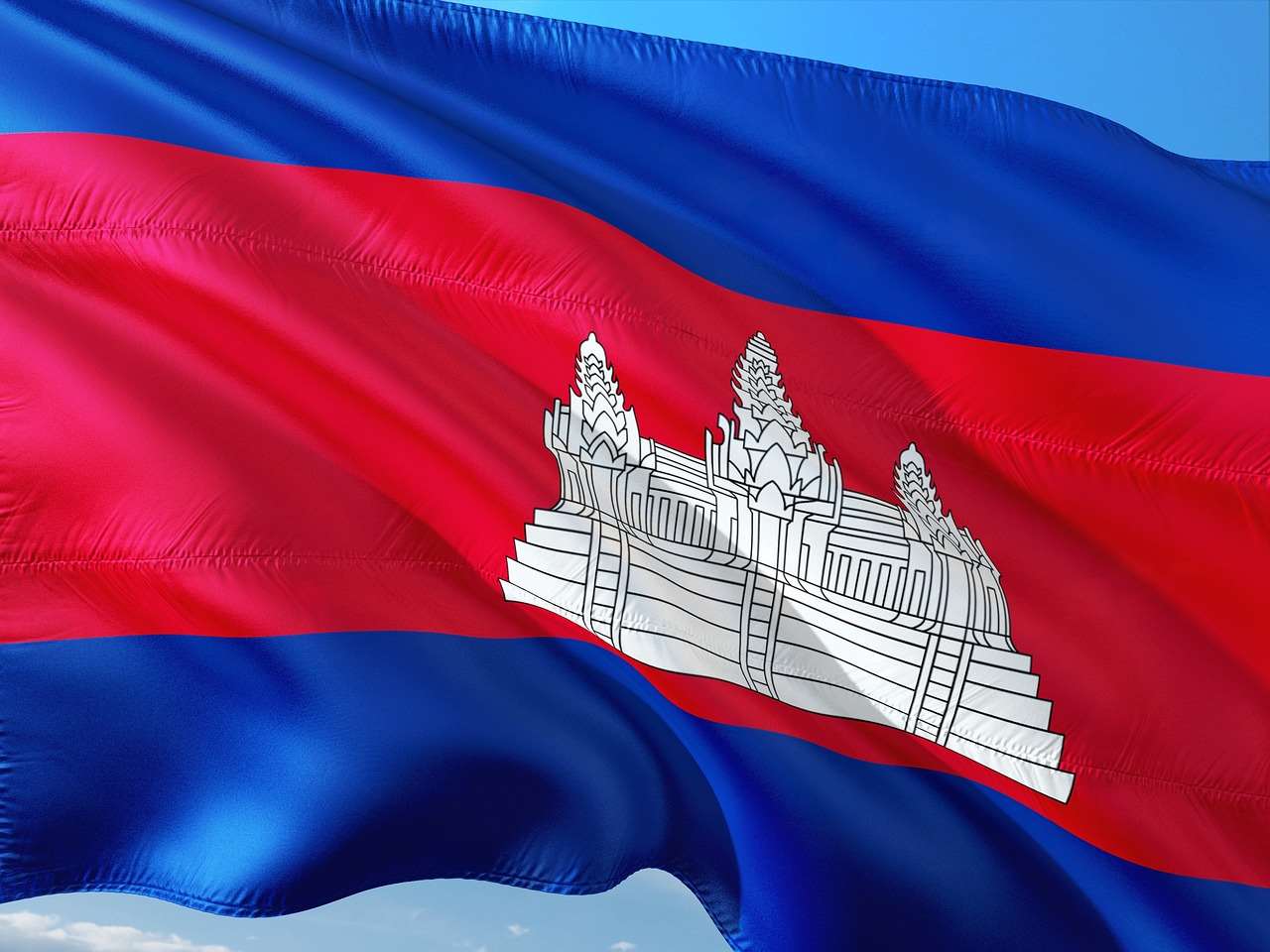 The flag of Cambodia. (Photo: Pixabay)