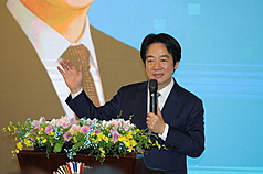 President Lai Ching-te speaking at the ‘Launch Ceremony for the First Year of Digital Transformation in Veterans Care’ on July 16. (Photo: CNA)