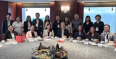 They visited various schools and the National Palace Museum, and also attended the 2026 Taiwan-Philippines High School Exchange Roundtable at National Sun Yat-sen University to observe the finals of the “Shark Tank” innovation camp for international students. (Photo: CNA)