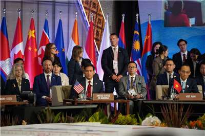 U.S. Secretary of State Marco Rubio attends the 27th ASEAN Plus Three Foreign Ministers’ Meeting. (Photo: X/Marco Rubio)