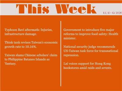 This Week in Taiwan for July 19, 2026.