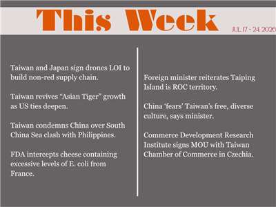 This Week in Taiwan for July 26, 2026.