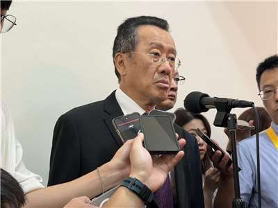 Defense Minister Wellington Koo at the Legislature on July 8. (Photo: Rti)