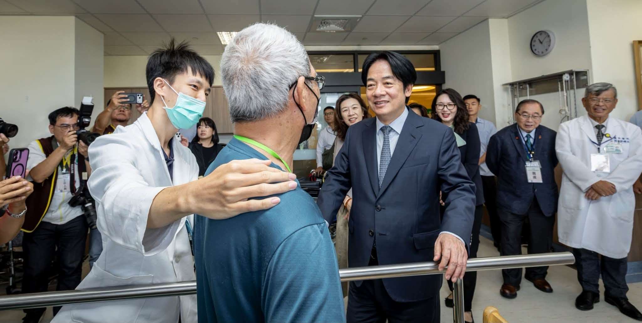 Lai underscored that the government will provide financial support to extend the lives of Taiwanese citizens, reduce disability, and achieve the goal of a healthier nation and a stronger country. (Photo: Presidential Office)