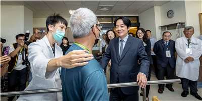 Lai underscored that the government will provide financial support to extend the lives of Taiwanese citizens, reduce disability, and achieve the goal of a healthier nation and a stronger country. (Photo: Presidential Office)