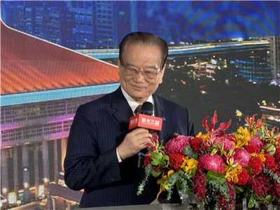 Taiwan Railways Corporation Chair James Jeng speaks at a launch ceremony this Tuesday, August 11, 2026. (Photo: Rti)