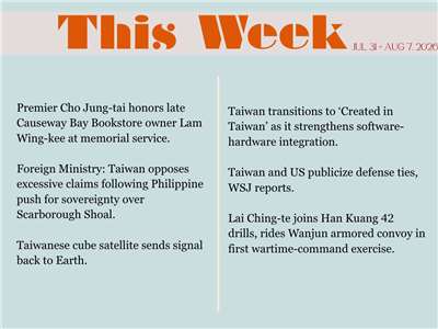 This Week in Taiwan for August 9, 2026.