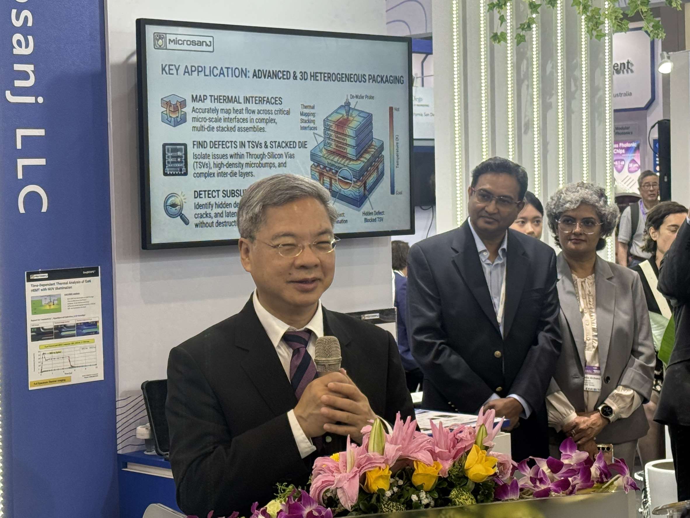 Economic Minister Kung Ming-hsin speaking at SEMICON Taiwan 2026. (Photo: Rti)