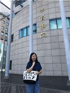 Angel Kao at Taiwan's Judges Academy. (Photo: Angel Kao)