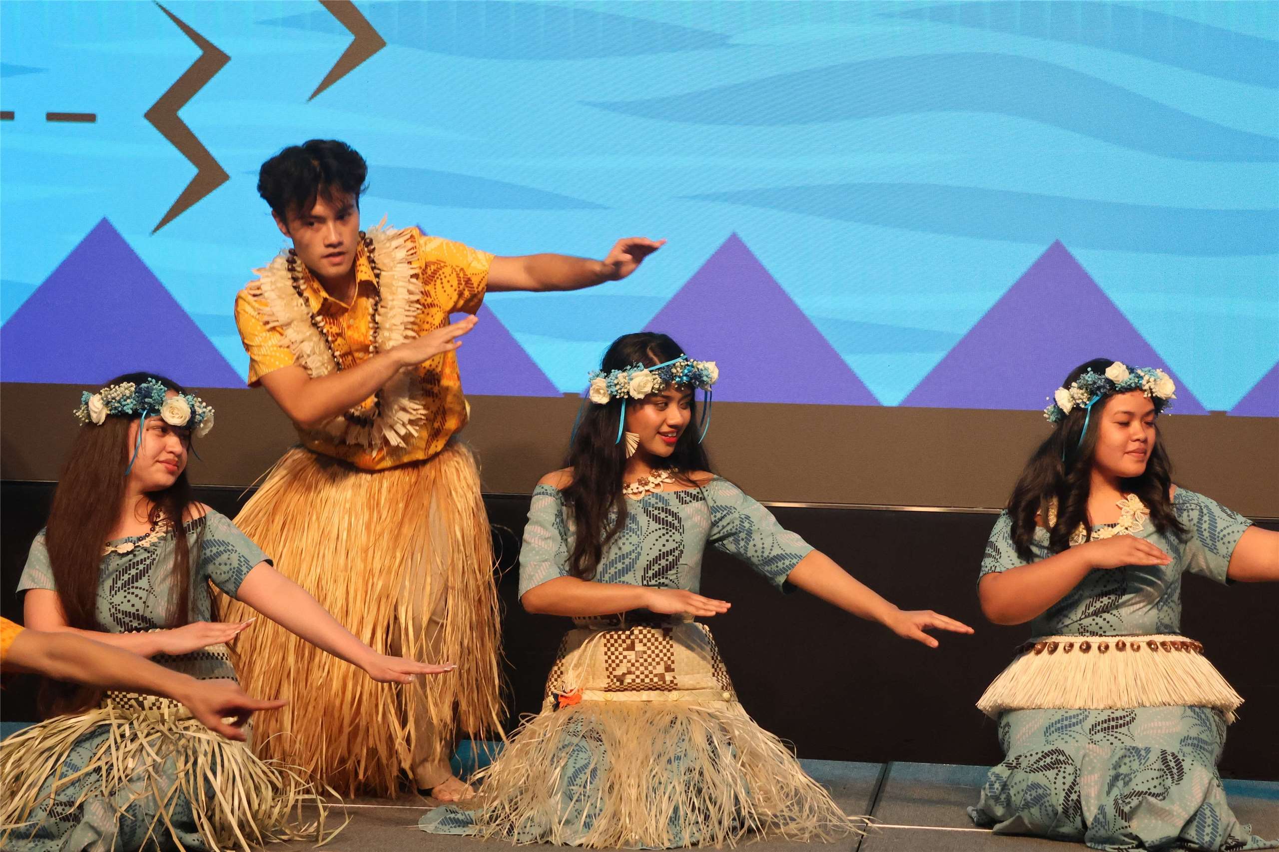 Performers dance at the Pacific Cultural Gala in Taipei on June 5, 2026. (Rti Photo/James Thompson)