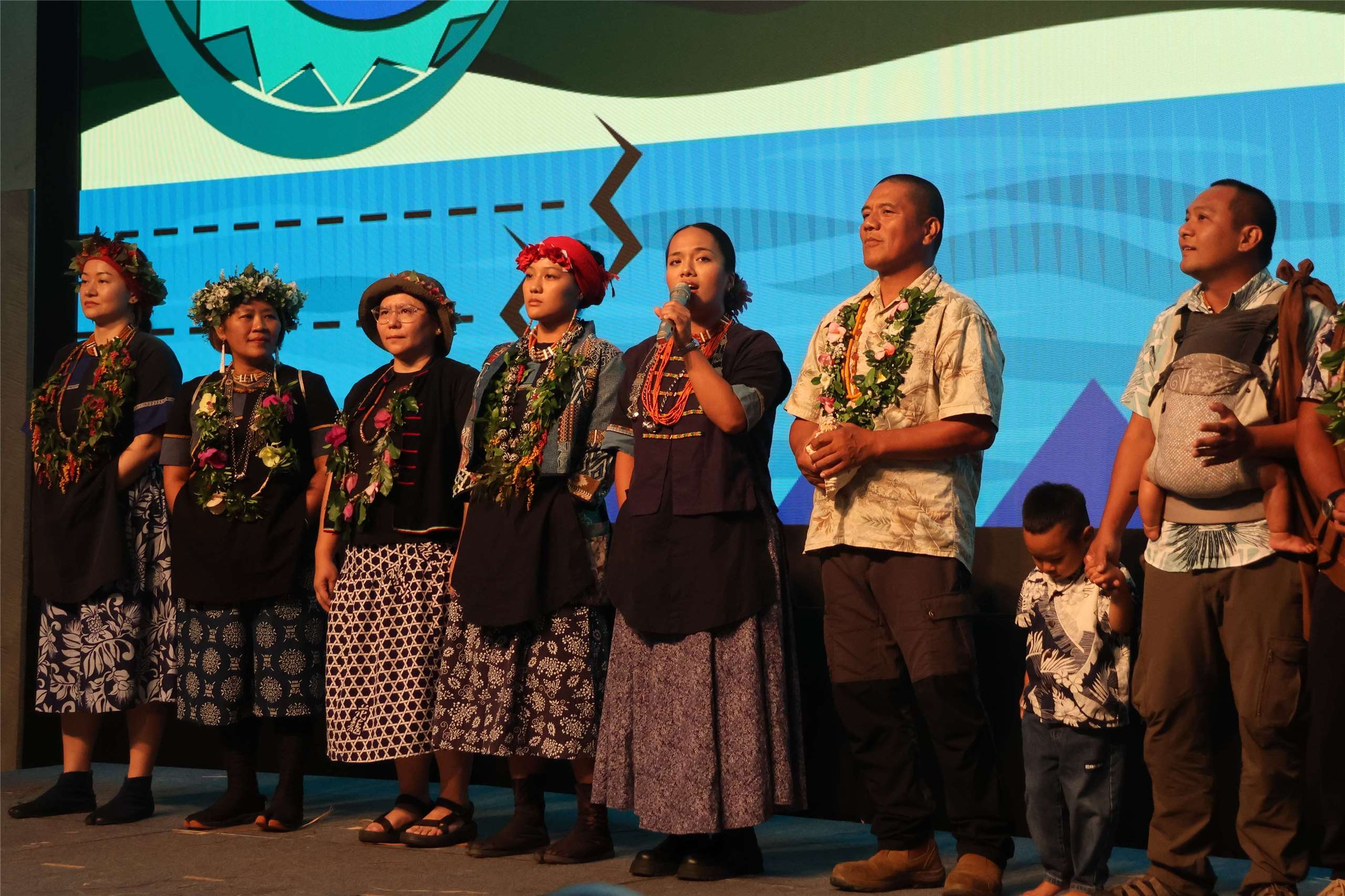 Performers sing at the Pacific Cultural Gala in Taipei on June 5, 2026. (Rti Photo/James Thompson)