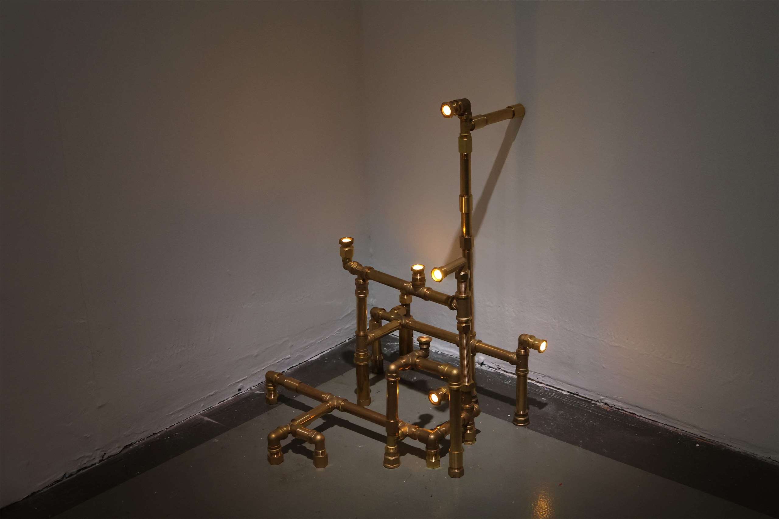 "Hidden Terrains" by Wing Po So is displayed at the "Weeds Don’t Obey" exhibition at the Museum of Contemporary Art in Taipei on July 16, 2026. (Rti Photo/James Thompson)