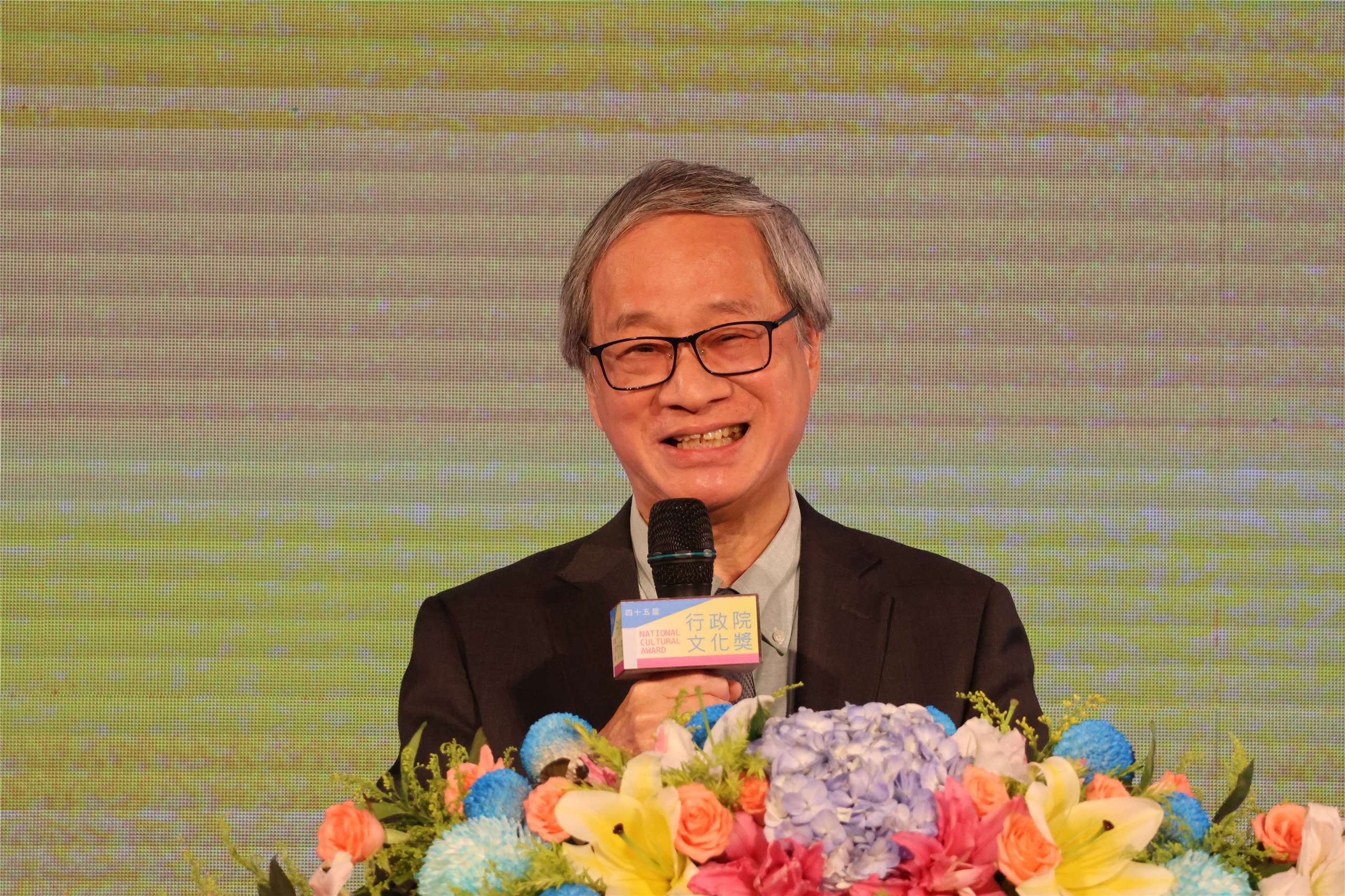 Culture Minister Li Yuan delivers remarks at the 45th National Cultural Awards in Taipei on August 5, 2026. (Rti Photo/James Thompson)