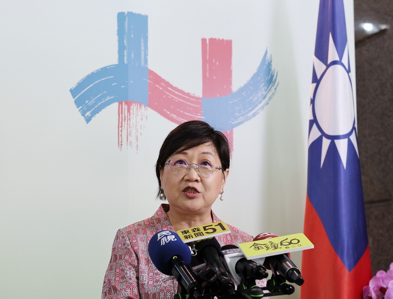 Hsu Chia-ching, presidenta del Consejo para los Asuntos de los Ciudadanos de Ultramar (Foto: CNA)