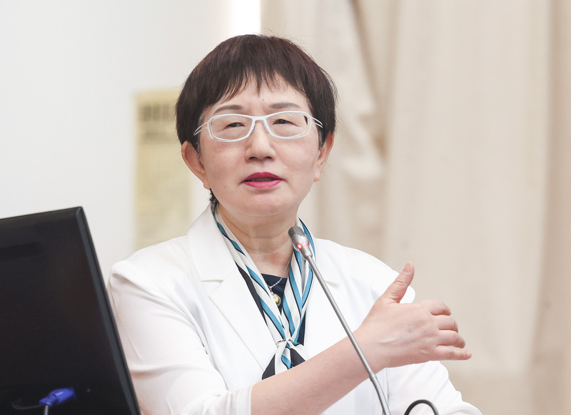 La ministra de Finanzas, Chuang Tsui-yun (Foto: CNA)