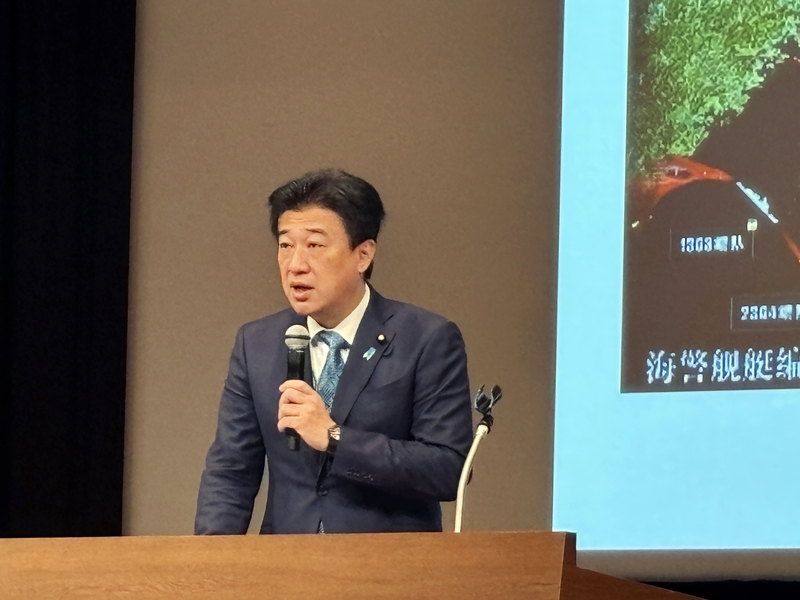 El exministro japonés de Defensa Minoru Kihara (Foto: CNA)