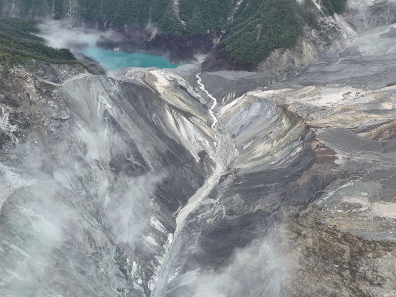 Zona de agua represada del río Matai'an en Hualien (Foto: CNA)