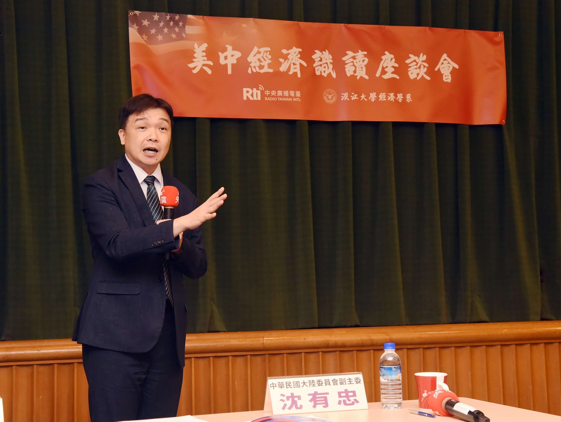 Sheng Yu-chung, vicepresidente del Consejo para los Asuntos de China continental (MAC, siglas en inglés) en Rti (Foto: Rti)